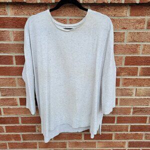 J. Jill Gray Oversized 3/4 Sleeve T-Shirt